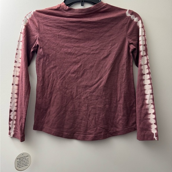Kids Long Sleeve Maroon Shirt - Picture 4 of 4